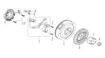 Flywheel and Ignition Coil