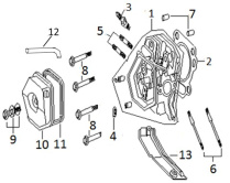 Cylinder Head And Cylinder Head Cover Assembly