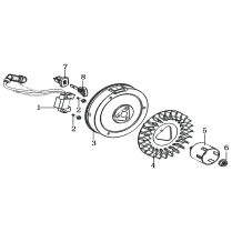 Flywheel and Ignition Coil