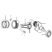 Crankshaft and Piston Assembly