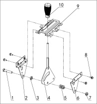Speed Selector Lever Parts