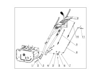 Speed Selector Rod Assembly and Cables